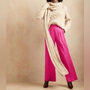 Wide Leg Satin Pant